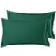 preview thumbnail 106 of 175, Nestl Soft Double Brushed Microfiber Pillow Shams - Set of 2 King 20" x 30" - Hunter Green