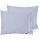 preview thumbnail 152 of 175, Nestl Soft Double Brushed Microfiber Pillow Shams - Set of 2 Standard 20" x 26" - Ice Blue