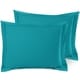 preview thumbnail 173 of 175, Nestl Soft Double Brushed Microfiber Pillow Shams - Set of 2 Standard 20" x 26" - Teal