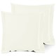 preview thumbnail 76 of 175, Nestl Soft Double Brushed Microfiber Pillow Shams - Set of 2 Euro 26" x 26" - Off White