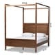 preview thumbnail 10 of 8, Copper Grove Atabae Platform Canopy Bed