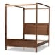 preview thumbnail 2 of 8, Copper Grove Atabae Platform Canopy Bed King