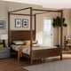 preview thumbnail 1 of 8, Copper Grove Atabae Platform Canopy Bed