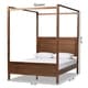 preview thumbnail 9 of 8, Copper Grove Atabae Platform Canopy Bed