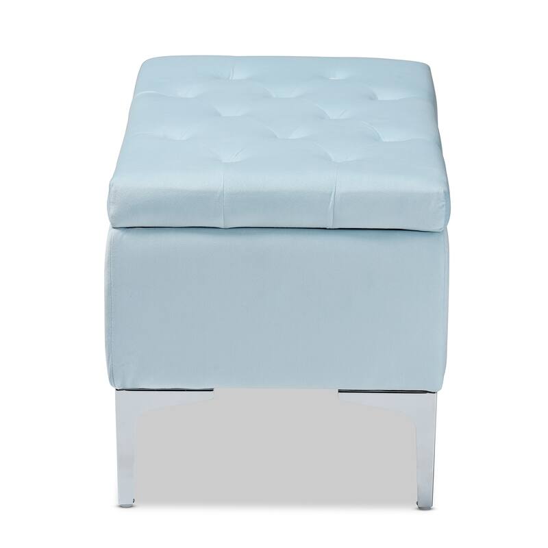 Porch & Den De Luna Tufted Upholstered Storage Ottoman