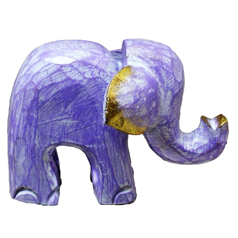 Colorful Standing Elephant Statue