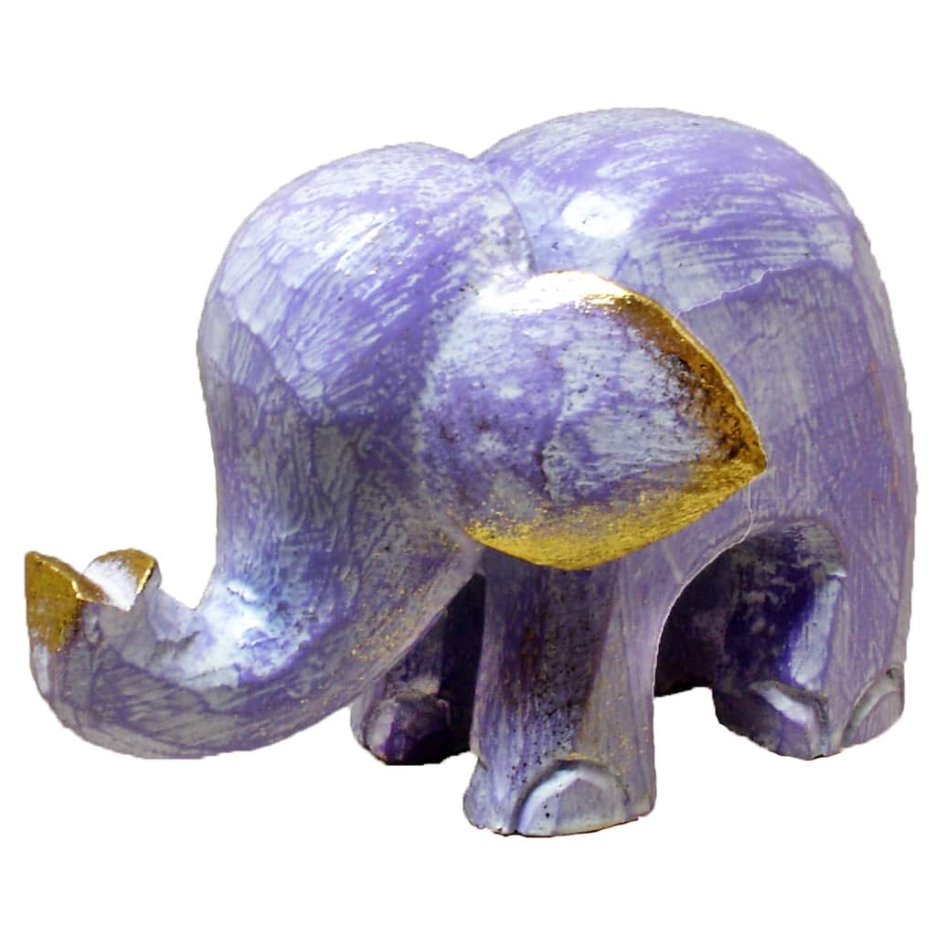 Colorful Standing Elephant Statue