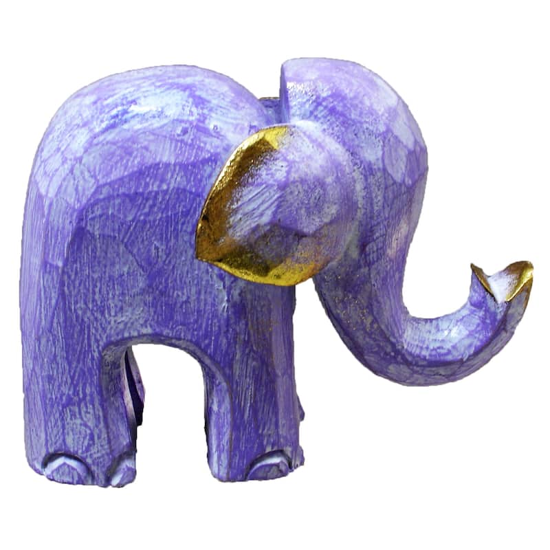 Colorful Standing Elephant Statue