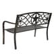 preview thumbnail 2 of 3, Sun-Ray Lone Star Metal Park Bench - Bronze