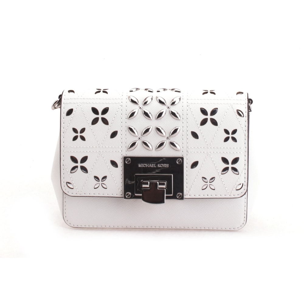 white michael kors handbag