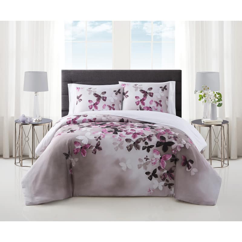 Vince Camuto Lissara 3 Piece Duvet Cover Set - Full/Queen