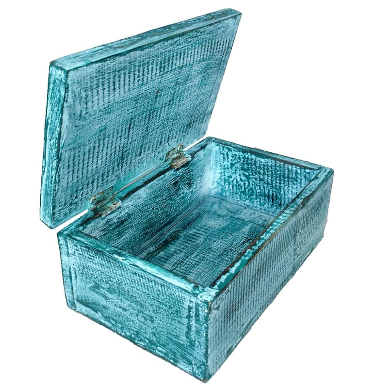 The Curated Nomad Bali Sweet Seahorses 2-piece Wooden Box Set