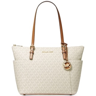 michael michael kors jet set travel east west pebble leather tote