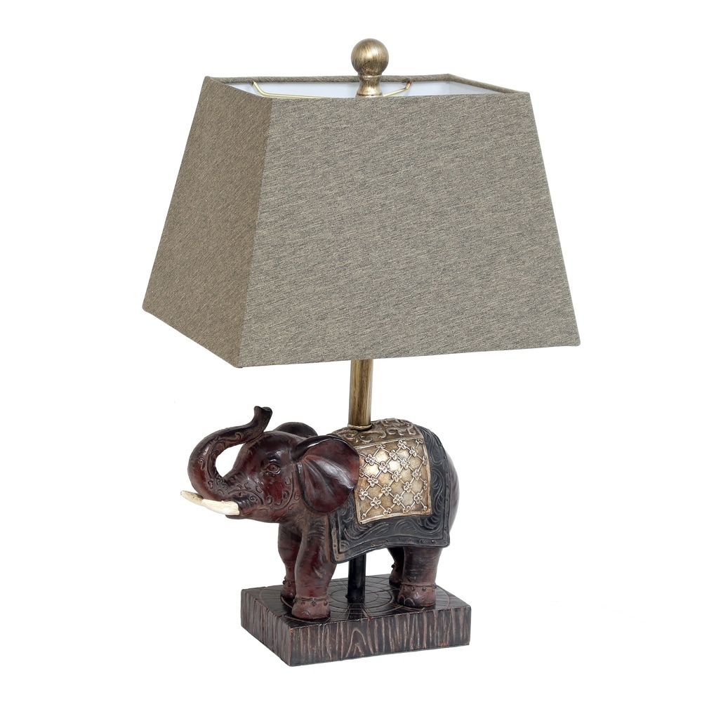 trumpeting elephant globe lamp