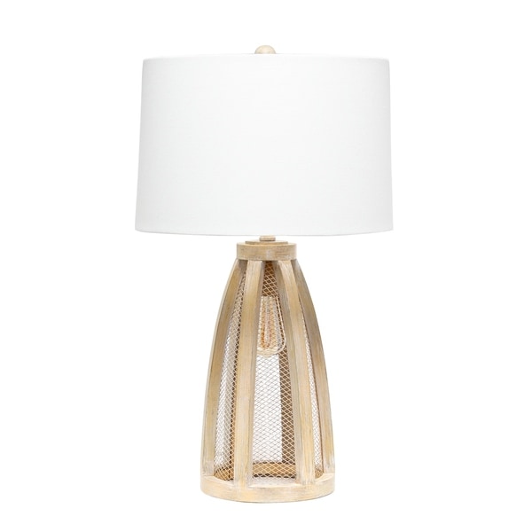 arched table lamp with shade