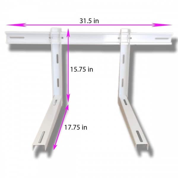 Mini Split Air Conditioner Ductless Outdoor Universal Wall Bracket ...