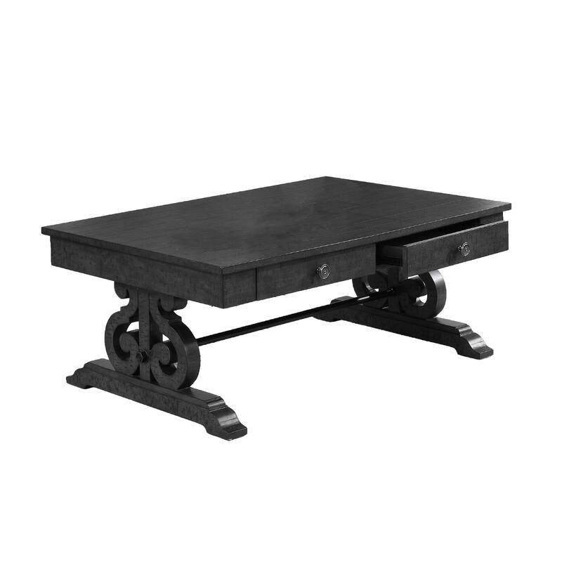 Best Quality Furniture Dark Grey Coffee Table, End Table, and Console Table (Single) - Coffee Tables