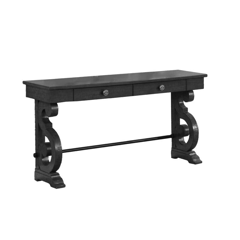 Best Quality Furniture Dark Grey Coffee Table, End Table, and Console Table (Single)