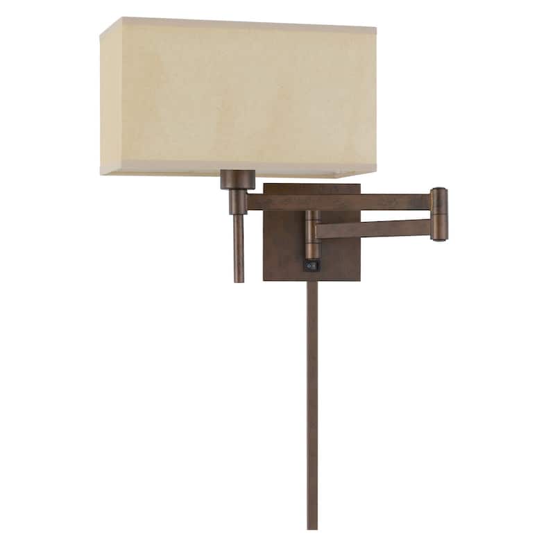 Robson Wall Swing Arm Reading Lamp - Rust - Rust