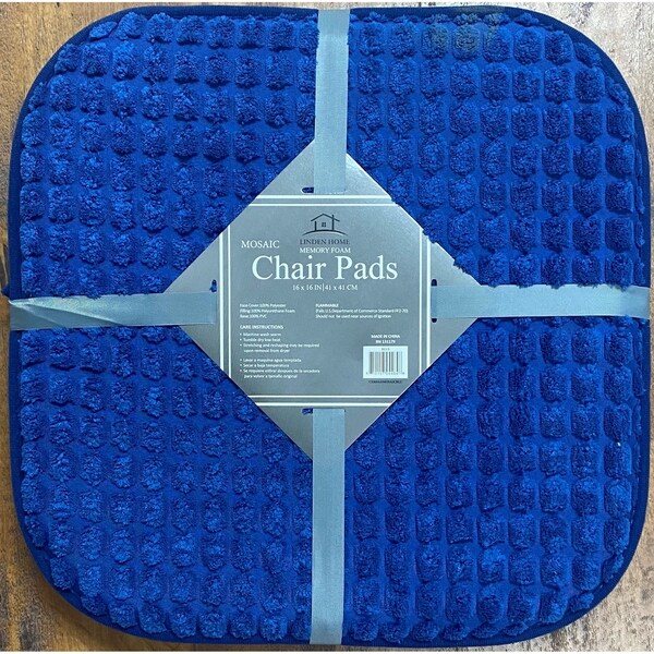 Mosaic Memory Foam 2PK Chair Pads. Opens flyout.