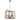 RUSTIC WOOD IN BURNT BROWN COLOR 6-LIGHT PENDANT/ NO BULBS 27 1/4" W x 20 1/2" H