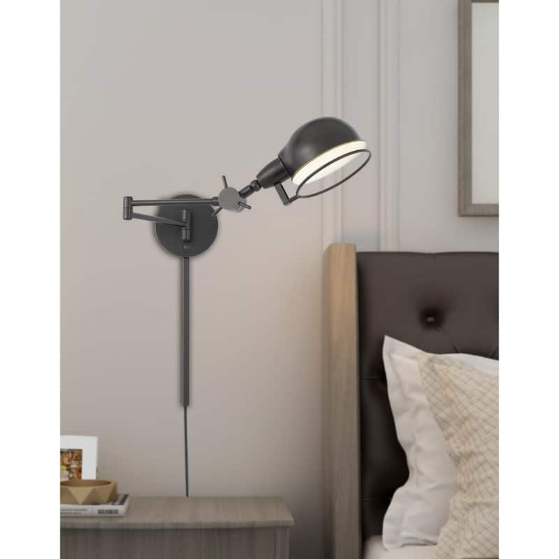 Linthal Swing Arm Wall Lamp - Dark Bronze - Dark Bronze - Dark Bronze