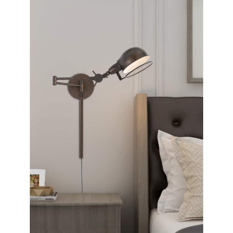 Linthal Swing Arm Wall Lamp - Rust