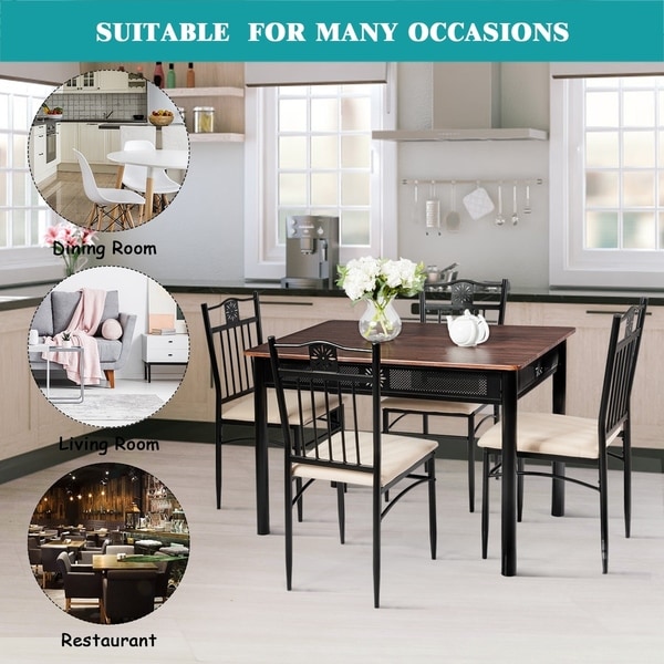 biscay 5 piece dining set