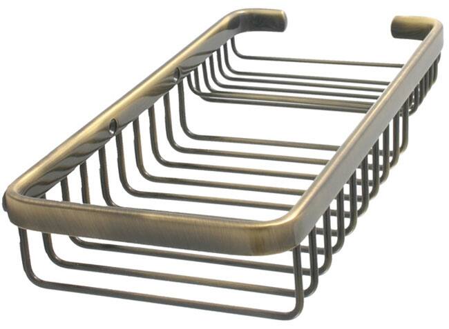 Allied Brass Rectangular Shower Basket with Soap Dish Insert