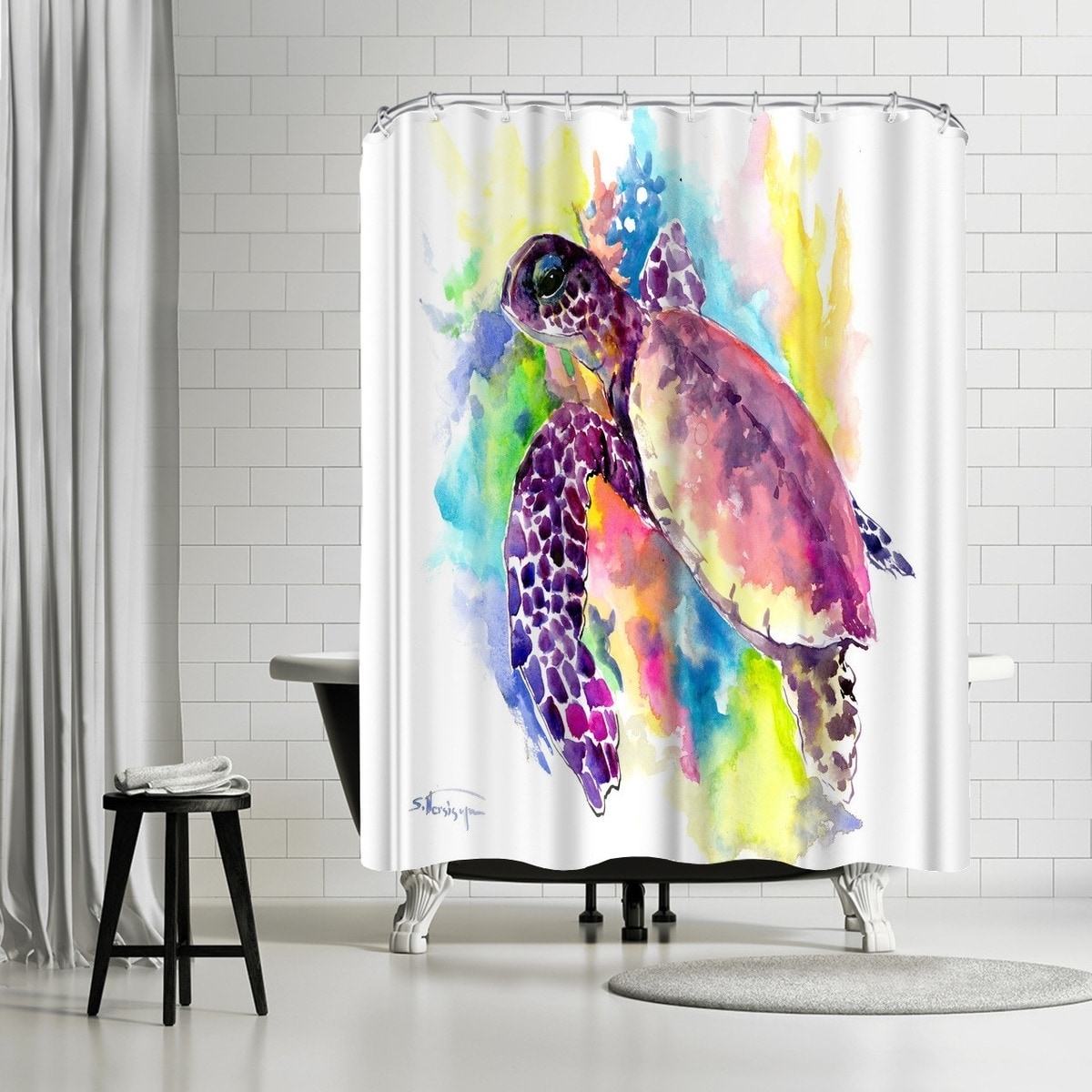 Two Koi Fish, Feng Shui art Shower Curtain by Suren Nersisyan - Fine Art  America