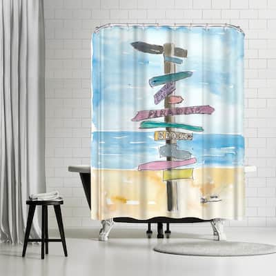 Paradise Beach - Shower Curtain