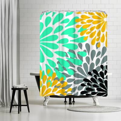 Americanflat 71" x 74" Shower Curtain, Spring by Ramneek Narang
