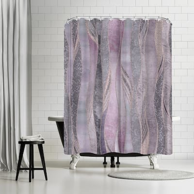 Purple Shiny Elegance - Shower Curtain