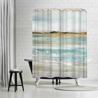 Americanflat 71" x 74" Shower Curtain, Retrospective I by PI Creative Art