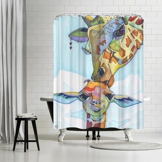 Giraffe Tina & Tiny - Shower Curtain