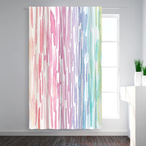 Rainbow Abstract 7 50x84 Blackout Curtain