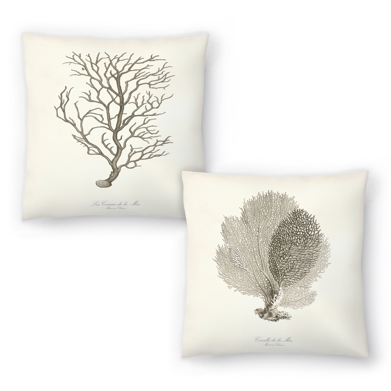 greige throw pillows