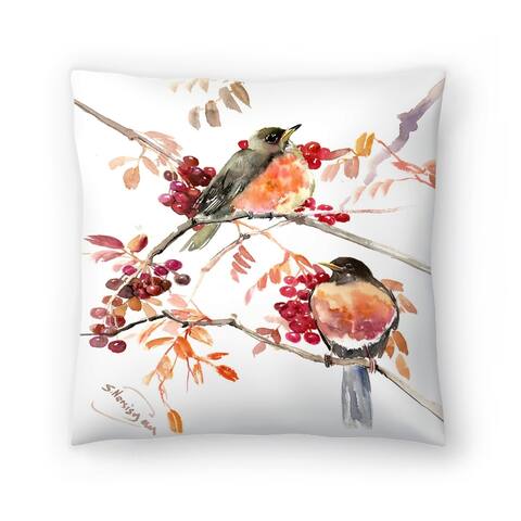 American Robin - Decorative Throw Pillow