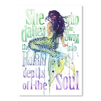 Mermaid Profound Depths Poster Art Print