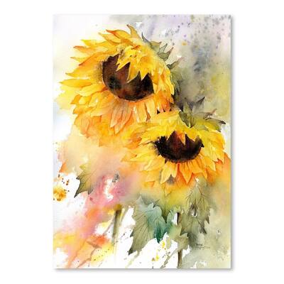 Sunflower Duo Poster Art Print