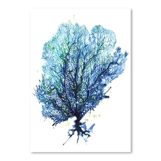 Sea Fan Aqua Poster Art Print - Bed Bath & Beyond - 31035107