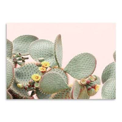 Blooming Cactus Poster Art Print