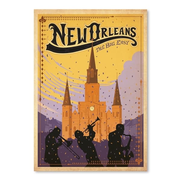 New Orleans Poster Art Print - Bed Bath & Beyond - 31035386