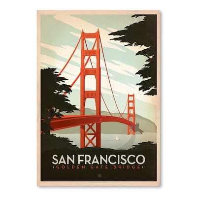 Golden Gate Bridge Poster Art Print