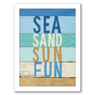 Beachscape Inspiration VIII - Framed Print Wall Art