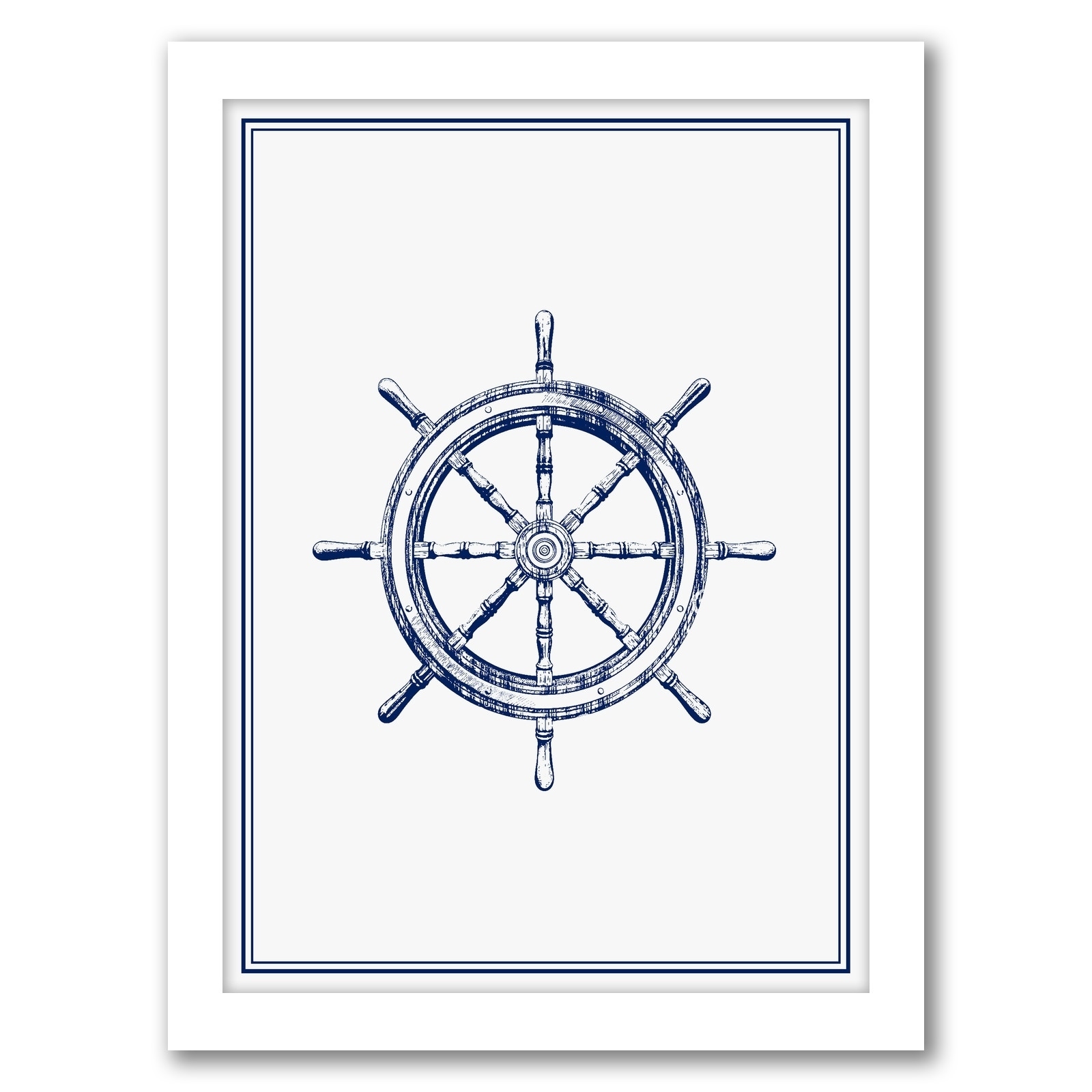 ship wheel sketch