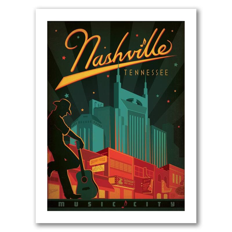 Son Nashville Broadway - Framed Print Wall Art - Bed Bath & Beyond ...