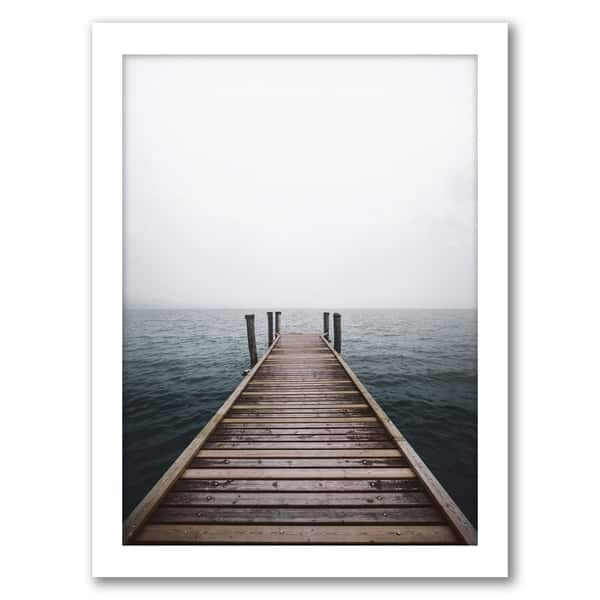 Wooden Pier - Framed Print Wall Art - Bed Bath & Beyond - 31036732