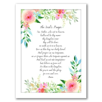 The Lords Prayer Traditional - Framed Print Wall Art - Bed Bath ...