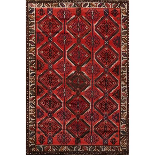 Geometric Modern Moroccan Handmade Oriental Area Rug Indoor/ Outdoor Carpet  6x8